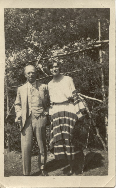 Dorrie at Crafnant Dorrie with Sam (Ernest Guy Robinson) Image